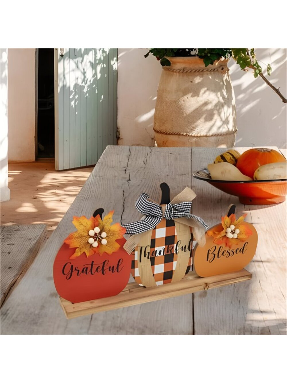 Fall Decorations for Home, Rustic Fall Tabletop Counter Decor - Picture 2 of 8